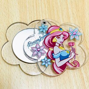 ディズニー ジャスミン アクリルミラー キーホルダー アラジン