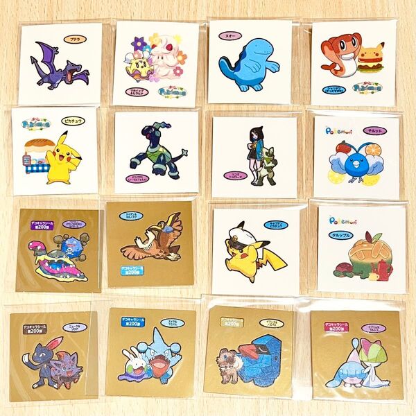 デコキャラシール ポケモンパン ポケモン ピカチュウ 第一パン ポケモンデコキャラシール ポケモンシール ステッカー
