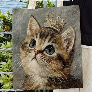 猫柄 トートバッグ ⑧