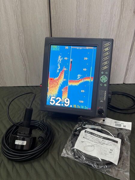 ホンデックス HE-775 10.4インチ魚群探知機 50-200khz 600w振動子/TD28 HONDEX