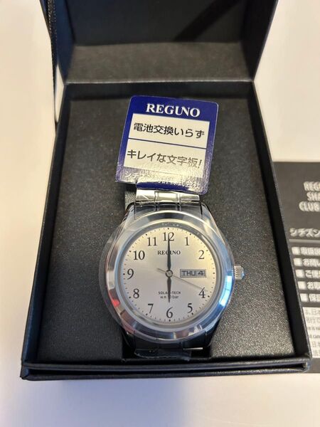CITIZEN REGUNO ソーラーテック腕時計 新品未使用