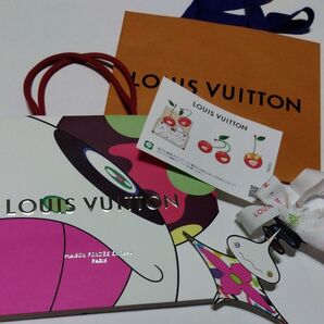 村上隆コラボ限定商品 ルイヴィトン ショッパー リボン タグ シール