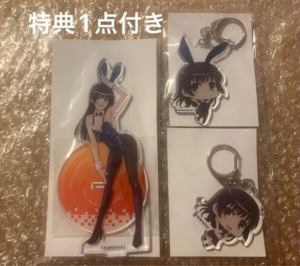 とある科学の超電磁砲 くじメイト 佐天涙子 3点セット B賞 アクリルスタンド C賞 アクリルキーホルダー 特典 缶バッジ