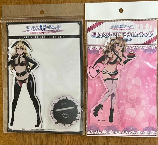 ストライク・ザ・ブラッドFINAL ポップアップストア アクリルスタンド 藍羽浅葱 逆バニーver 小悪魔ver