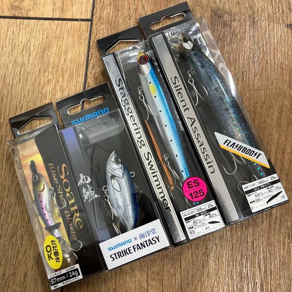サイレントアサシン140F スタッガリングスイマー125 丸鱸 ライズショット