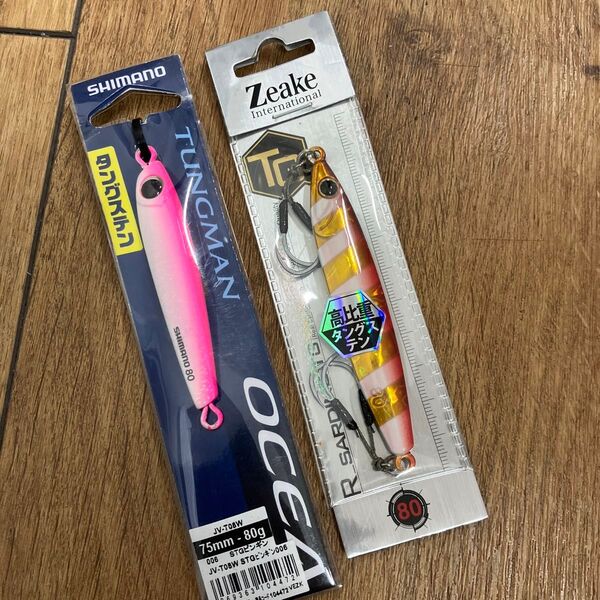 シマノ オシア タングマン ジーク RサーディンTG 80g タングステン製