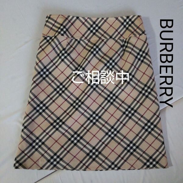 BURBERRY バーバリー ノバチェック スカート サイズ38 山陽商会