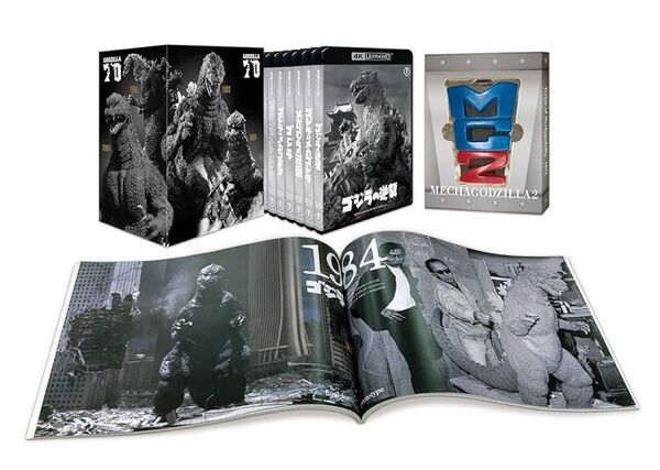 ゴジラ生誕70周年記念 ゴジラ周年記念作品4KリマスターBOX 4K UHDBOX【本編UHD6枚+特典Blu-ray1枚】