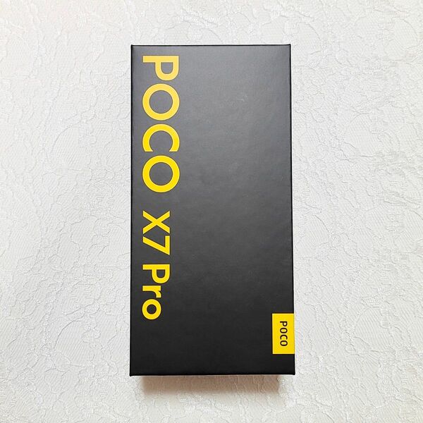 【通電確認済】Xiaomi POCO X7 Pro 8GB+256GB 日本語版 ブラック Simフリー 一括購入残債無し