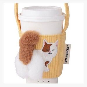 台湾限定 スターバックス ドリンクホルダー 猫 三毛猫 STARBUCKS