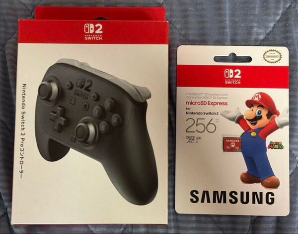 新品未開封 Nintendo Switch 2 Proコントローラー SDカード 256GB ニンテンドー