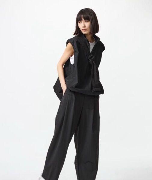 【新品タグ付】UNIQLO ウルトラストレッチアクティブワイドパンツ 3XL ネイビー