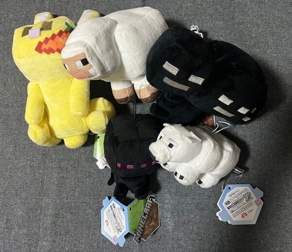 マインクラフト Minecraft マイクラ アミューズメント景品ぬいぐるみ ウィザー マスコット タグ付き