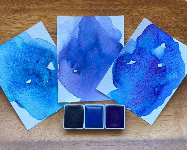 水彩絵の具 分離色3色セット 煌