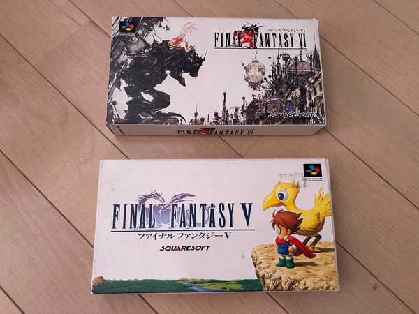 スーパーファミコンソフト ファイナルファンタジー5・6