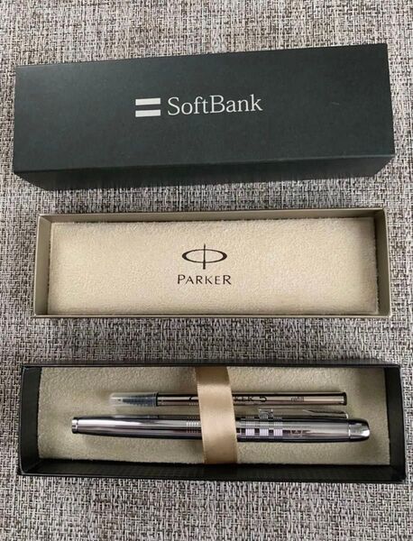 PARKER パーカー 万年筆 ソフトバンクお父さん犬コラボ