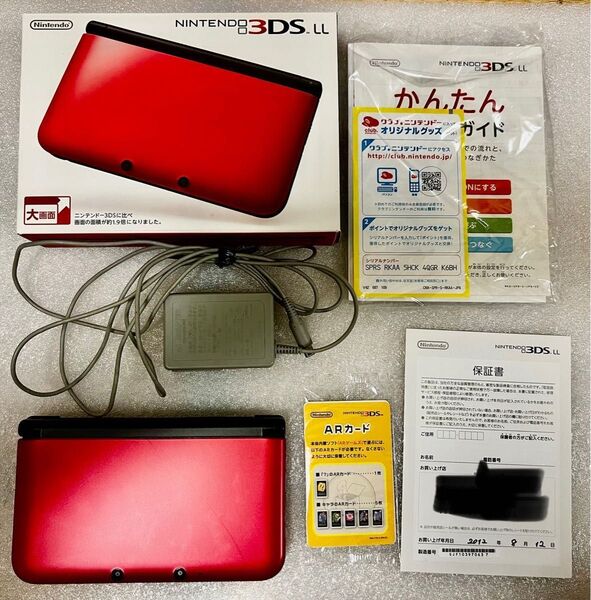 ニンテンドー3DS LL 本体 レッド×ブラック