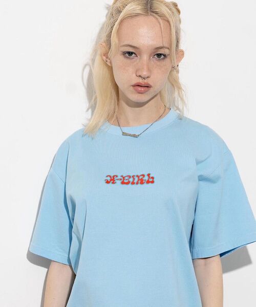 X-girlWRIGGLING LOGO S/S TEE X-girl