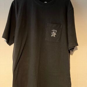 STUSSY ポケットTシャツ ブラック