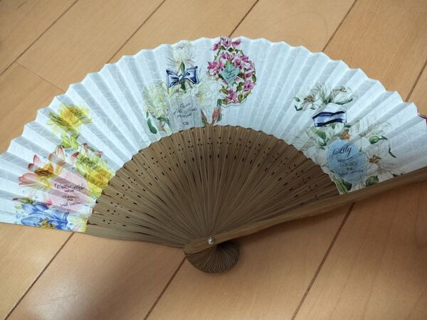 扇子 せんす 花柄 新品