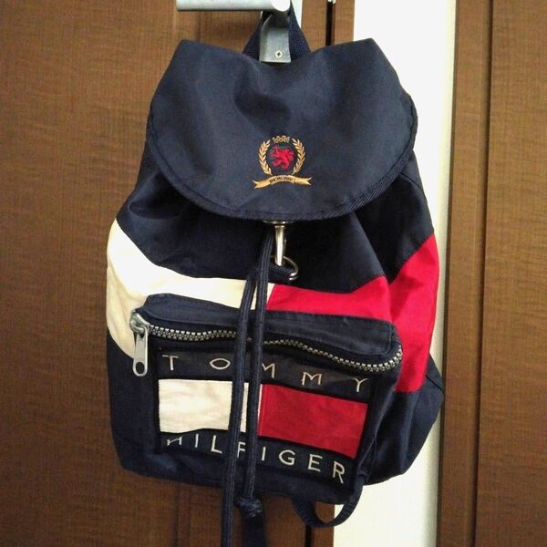 OLD オールド TOMMY HILFIGER トミーヒルフィガー ヴィンテージ リュック バックパック トリコロール
