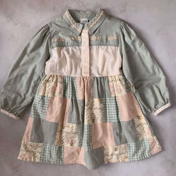 Apolina パッチワークワンピース