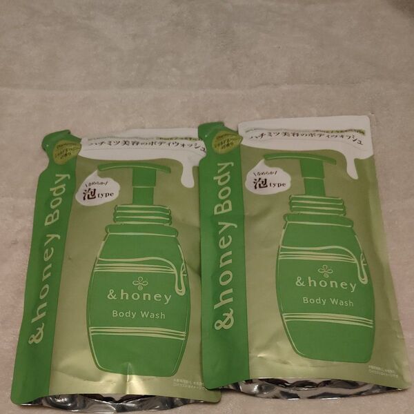 &honey (アンドハニー) ピュアモイスト 泡ボディウォッシュ (詰替え/シャルドネハニー) 440ml 2個セット