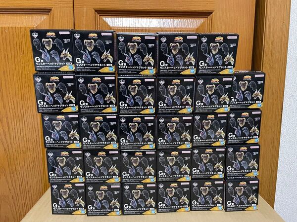 未開封品 一番くじ ゴジラ大怪獣列伝G G賞 モンスターヘッドマグネット 29個セット