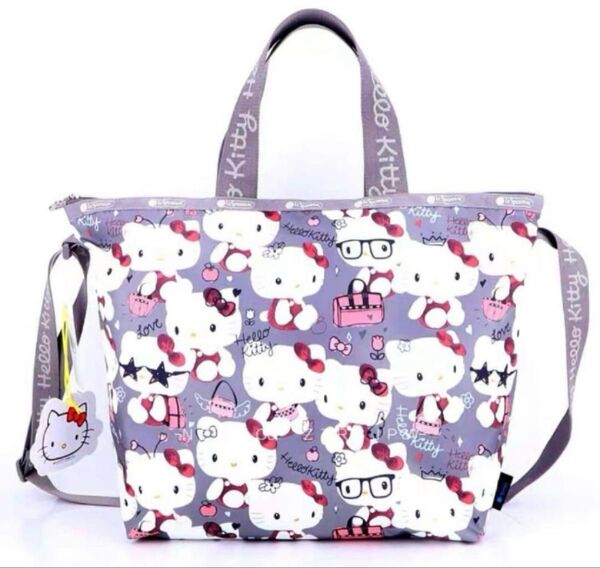 新品 レスポートサック キティ サンリオ ショルダー&トート バッグ レスポ +シール付き