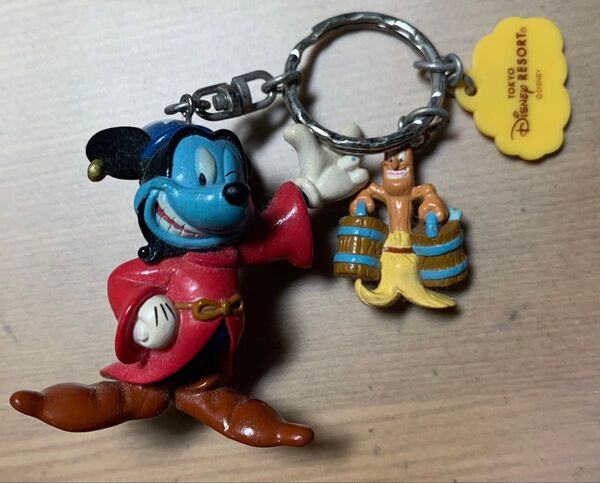 東京ディズニーシー TDS キーホルダー ジーニー ファンタジア ミッキー