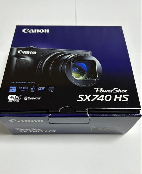 キヤノン Canon PowerShot SX740 HS デジタルカメラ ブラック 新品 未使用