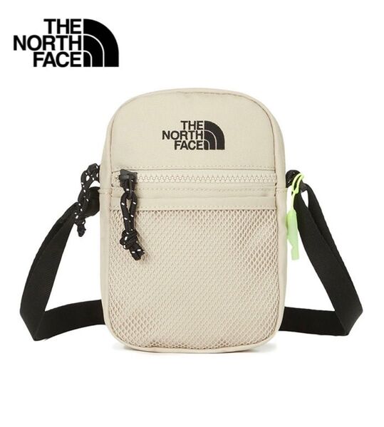 THE NORTH FACE ノースフェイス キッズ クロスバッグミニ ショルダーバッグ 小物収納 旅行 ライトベージュ 海外限定