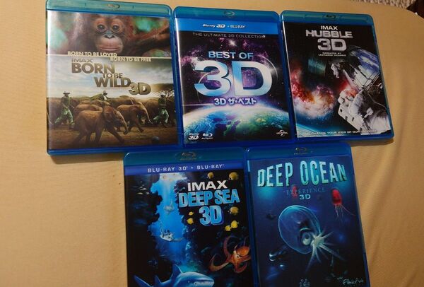 ネイチャー系 3D ブルーレイ 5枚