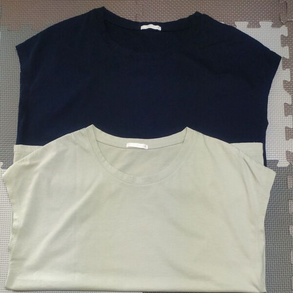 GU Tシャツ ノースリーブ カットソー