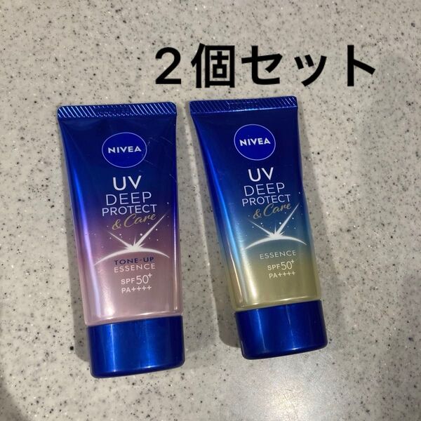 【即日発送】 ニベアUVディーププロテクト ケアエッセンス 2個セット 日焼け止め テスター