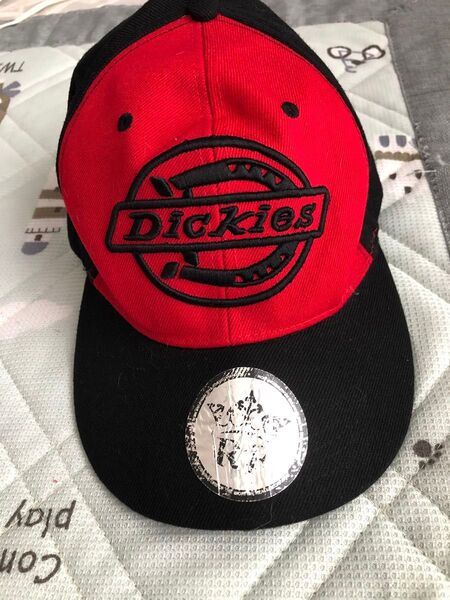Dickies キャップ 帽子 レッド ブラック
