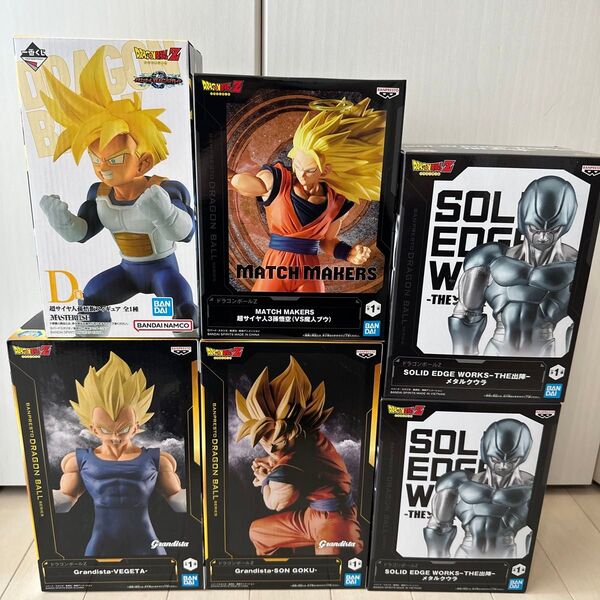 ドラゴンボールZ フィギュア 一番くじ 孫悟飯 孫悟空 ベジータ メタルクウラ