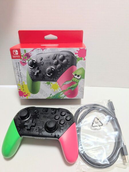 【Nintendo】Switch Proコントローラー スプラトゥーン2エディション