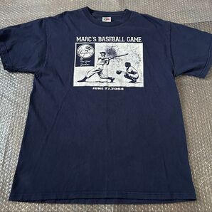 フルーツオブザルーム ニューヨークヤンキース 2004 ヴィンテージ Tシャツ 半袖 古着 サイズL