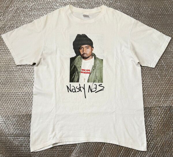 Supreme(シュプリーム) 17AW Nas Tee Nasty Nas ナスティ ナズ ボックスロゴ フォト Tシャツ L
