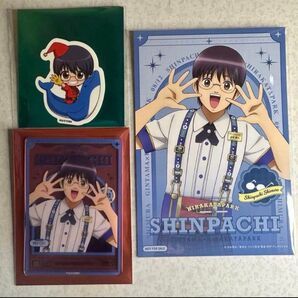 銀魂 ひらかたパーク 特典ポストカード クリアカード ステッカー 志村新八