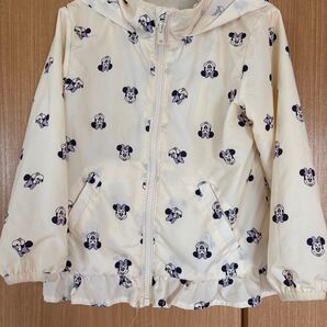petit mainミニーマウス ウィンドブレーカー キッズ 総柄