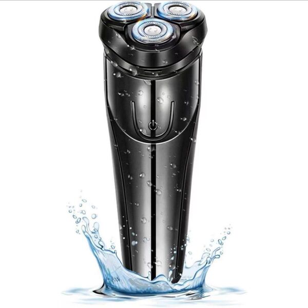 【急速充電】髭剃り 電動シェーバー 360度回転ヘッド 防水 静音 乾湿両用 自動研磨