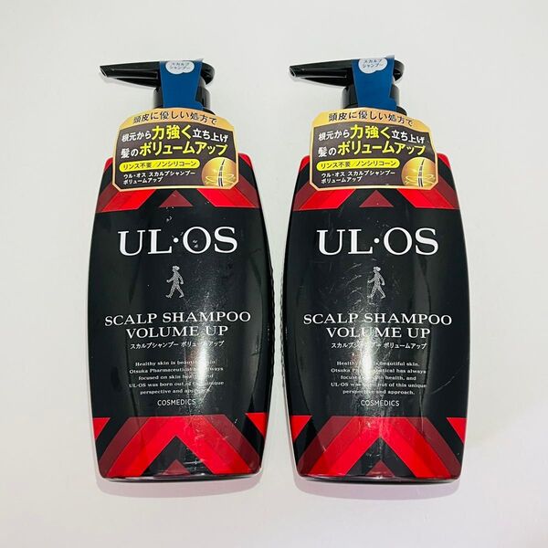 大塚製薬 ULOS ウルオス スカルプシャンプー ボリュームアップ 本体 500ml × 2個