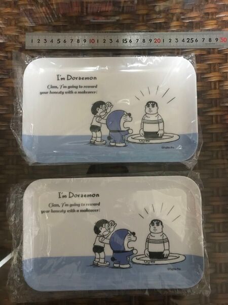 ドラえもん ペアプレート インテリア小物 I'mDORAEMON サンリオ ペア皿 新品未使用 アンティーク雑貨 ファッション雑貨