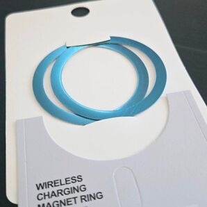 Magsafe リング 磁気増強 メタルリング シルバー ワイヤレス充電用