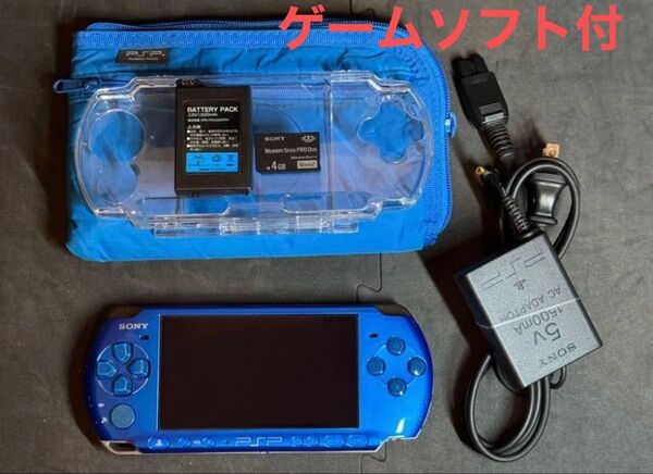 PSP-3000 SONY ゲーム機本体 ブルー