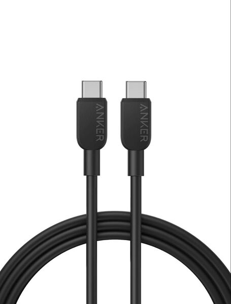 Anker 310 USB-C & USB-C ケーブル 60W USB PD対応iPhone 16 / 15 0.9m ブラック