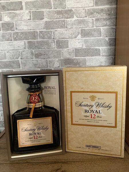 SUNTORY WHISKY ROYAL サントリー ウイスキー ローヤル12年 SRラベル 箱付き 古酒