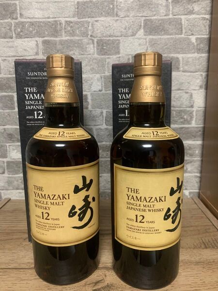 SUNTORY サントリー ウイスキー シングルモルトウイスキー 山崎12年 箱付